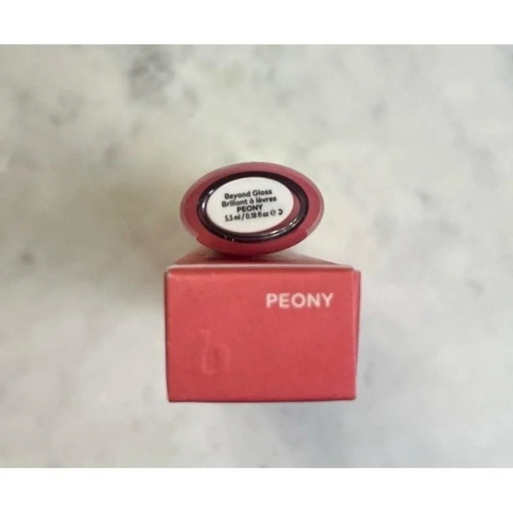 New Beautycounter Beyond Lip Gloss PEONY Full Size Makeup Skincare Lips Boxed